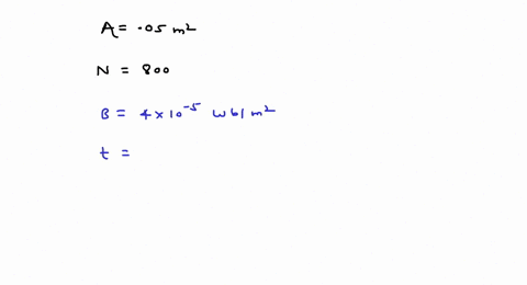 a-coil-has-an-area-of-005-mathrmm2-it-has-800-turns-it-is-placed-perpendicularly-in-a-magnetic-field