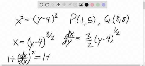 19-20-find-the-length-of-the-arc-of-the-curve-from-point-p-to-point-q-x2y-43-quad-p15-quad-q88-2