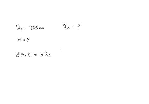 red-light-with-wavelength-700-mathrmnm-is-passed-through-a-twoslit-apparatus-at-the-same-time-monoch