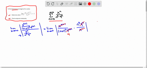find-the-radius-of-convergence-and-interval-of-convergence-of-the-series-sum_n1infty-fracxnn4-4n