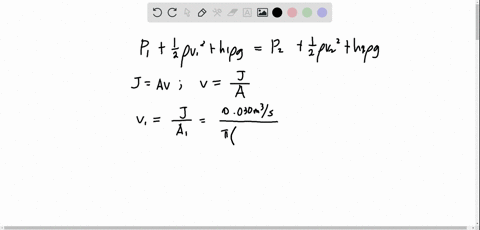 ii-the-pipe-shown-in-has-a-diameter-of-16-mathrmcm-at-section-1-and-10-mathrmcm-at-section-2-at-sect