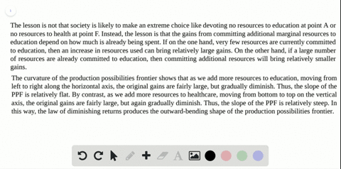 why-is-a-production-possibilities-frontier-typically-drawn-as-a-curve-rather-than-a-straight-line