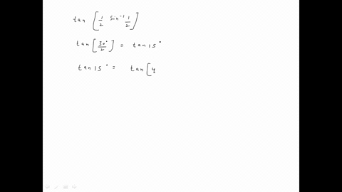 find-each-of-the-following-tan-leftfrac12-sin-1-frac12right