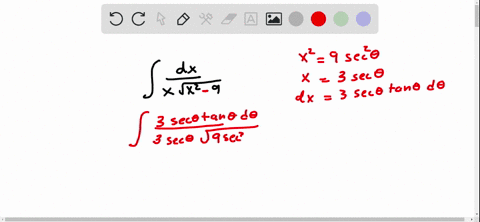 use-the-indicated-substitution-to-evaluate-the-integral-int-fracd-xx-sqrtx2-9-quad-x3-sec-theta