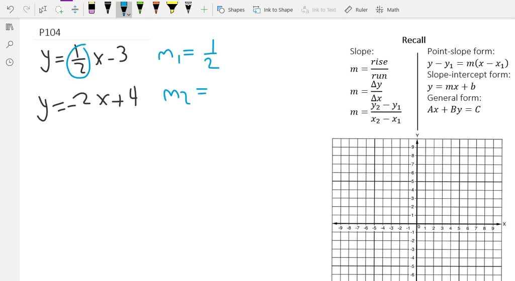 SOLVED:The equations of two lines are given. Determine if lines L1 and ...