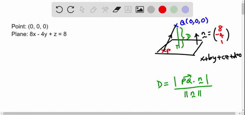 find-the-distance-between-the-point-and-the-plane000-8-x-4-yz8