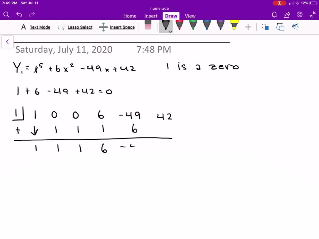 Find the zeroes of the polynomials given using any combination of the ...