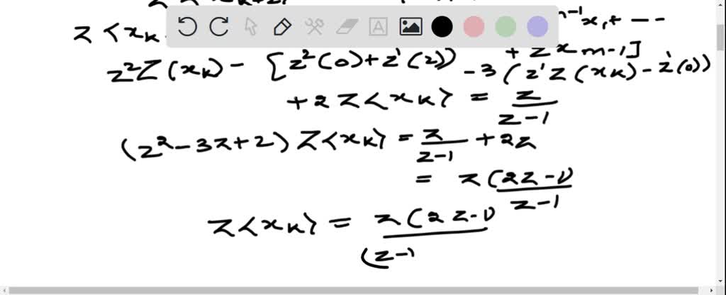 solved-solve-the-difference-equation-xk-2-3-xk-1-2-xk-1-given-that-x0