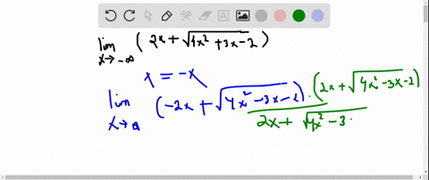 find-the-limits-lim-_x-rightarrow-inftyleft2-xsqrt4-x23-x-2right