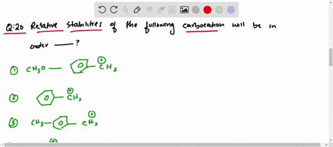 relative-stabilities-of-the-following-carbocation-will-be-in-order-1-1i-i-v-2-mathrmivmathbbi-imathr