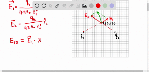 a-point-particle-with-charge-q45-mu-mathrmc-is-placed-on-the-x-axis-at-x-10-mathrmcm-and-a-second-pa