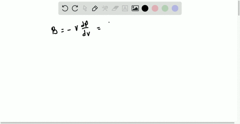 ⏩SOLVED:CALC When the pressure p on a material increases by an… | Numerade