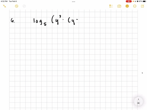 write-each-sum-as-a-single-logarithm-assume-that-variables-represent-positive-numbers-log-_5-y3log-_