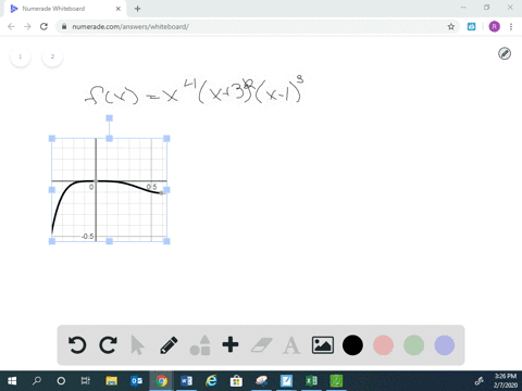 true-or-false-the-graph-of-fxx4x32x-13-changes-sign-at-x0-justify-your-answer