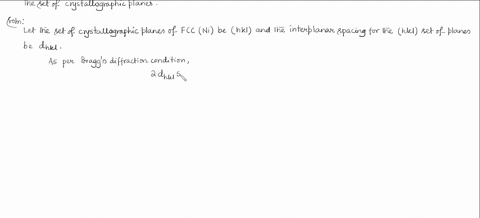 for-which-set-of-crystallographic-planes-will-a-firstorder-diffraction-peak-occur-at-a-diffraction-a