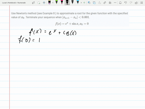 use-newtons-method-see-example-8-to-approximate-a-root-for-the-given-function-with-the-specified-v-5