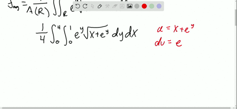 ⏩SOLVED:The average value of a function f(x, y) over a rectangle R ...