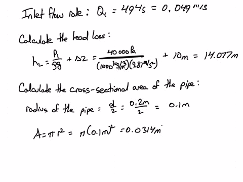 a-pipe-900-mathrmm-long-and-200-mathrmmm-diameter-discharges-water-to-atmosphere-at-a-point-10-mathr