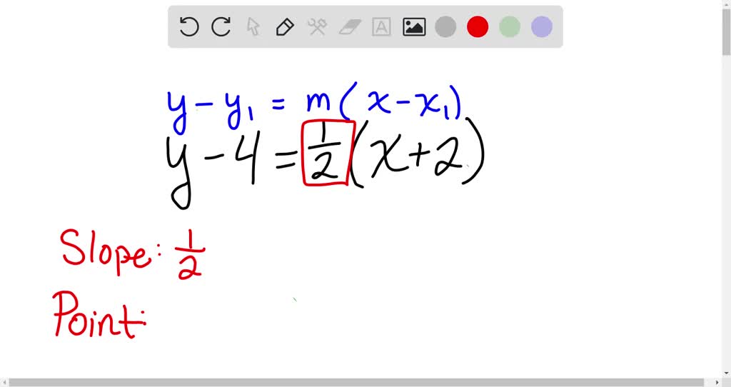 Solved:the Equation At The Right Represents An Equation Of The Line 