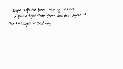 light-is-reflected-from-a-moving-mirror-how-is-the-reficcted-light-different-from-the-incident-light