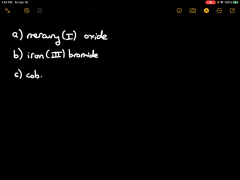 Solved Name The Compounds In Parts A D And Write The Formulas For The Compounds In Parts E H A Mathrm Hg 2 Mathrm O B Mathrm Febr 3 C Mathrm Cos D Mathrm Ticl 4 E Tin Ii Nitride F Cobalt Iii Iodide G