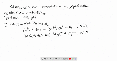 how-would-you-differentiate-between-a-strong-and-a-weak-monoprotic-acid-from-the-results-of-the-foll