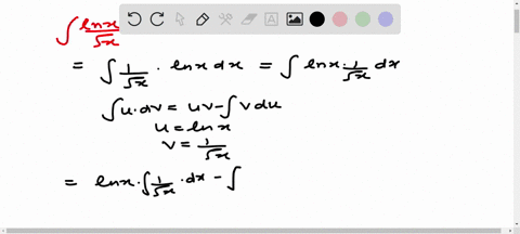 evaluate-each-integral-int-fracln-xsqrtx-d-x
