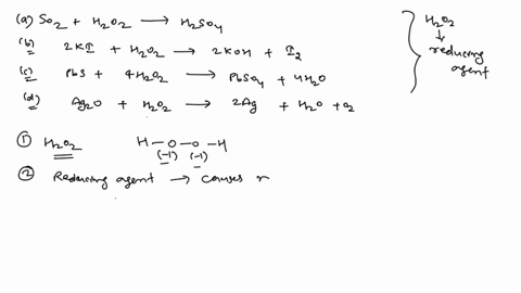 in-which-of-the-following-reactions-mathrmh_2-mathrmo_2-is-acting-as-a-reducing-agent-a-mathrmso_2ma