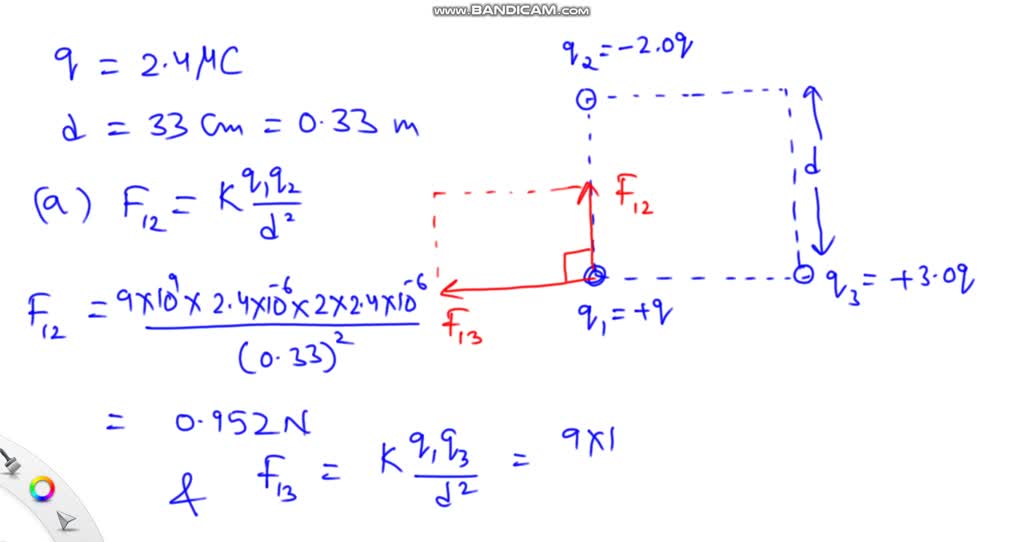 SOLVED:Think & Calculate (a) Find the magnitude of the total electric ...