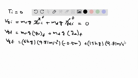 the-pendulum-consists-of-a-6-mathrmkg-slender-rod-fixed-to-a-15-kg-disk-if-the-spring-has-an-unstr-2