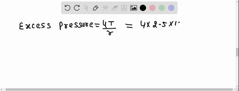 what-is-the-excess-pressure-inside-a-bubble-of-soap-solution-of-radius-500-mathrmmm-given-that-the-2