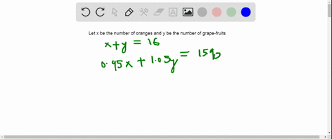 produce-a-grocer-sells-oranges-for-095-each-and-grape-fruits-for-105-each-you-purchase-a-mix-of-16-o