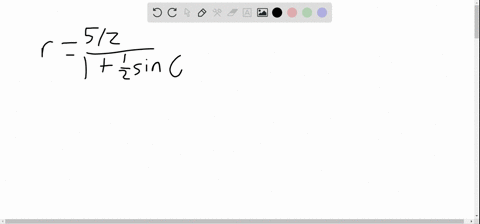 SOLVED:Consider The Following Polar Equations Of Conics. Determine The ...