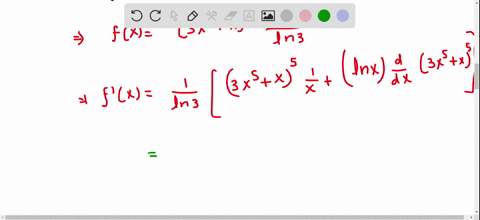 differentiate-fxleft3-x5xright5-log-_3-x-2