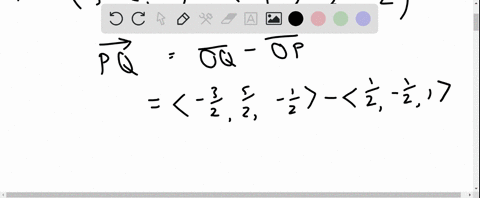 find-a-vector-equation-for-the-line-through-the-given-points-leftfrac12-frac12-1rightleft-frac32-fra