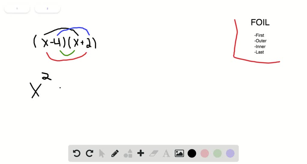 SOLVED:Multiply the polynomials using the FOIL method. Express your ...