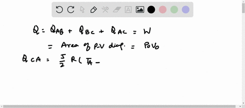 one-mole-of-an-ideal-monoatomic-gas-is-taken-round-the-cyclic-process-abca-as-shown-in-the-fig-122-2
