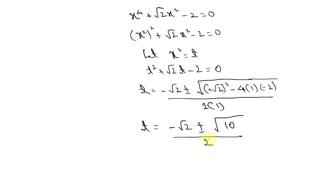 SOLVEDFind the real solutions of each equation. Use a calculator to