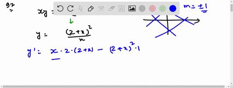 the-x-coordinate-of-the-point-on-the-curve-x-y2x2-the-normal-at-which-cuts-off-numerically-equal-int