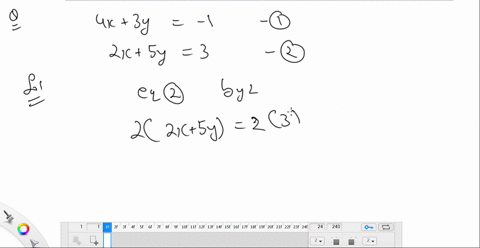 solve-each-system-by-elimination-in-systems-with-fractions-first-clear-denominators-see-example-2--4