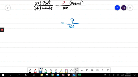 write-a-proportion-that-can-be-used-to-find-the-percent-scored-on-an-exam-that-has-50-questions