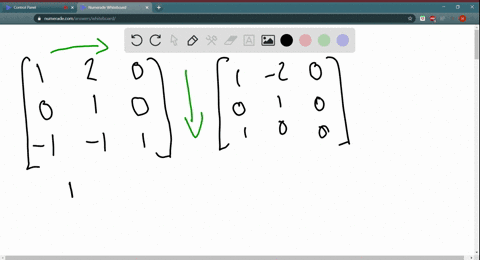 examine-the-product-of-the-two-matrices-to-determine-if-each-is-the-inverse-of-the-other-leftbegin-7