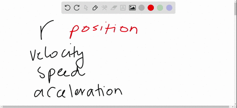 SOLVED:Given the position function 𝐫 of a moving object, explain how to ...