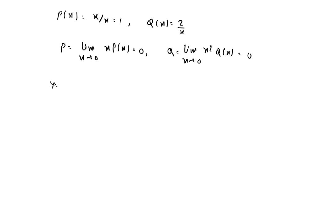 SOLVED:Solve the differential equations by the Frobenius method ...