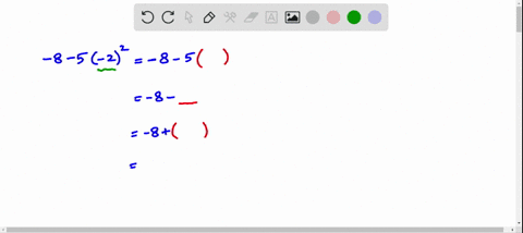 complete-each-solution-to-evaluate-the-expression-beginaligned-8-5-22-8-5square-8-square-8squaresqua