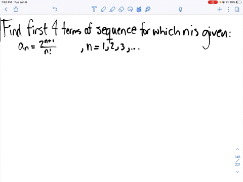 give-the-first-four-terms-of-the-sequences-for-which-a_n-is-given-a_nfrac2n1n-n123-ldots-3