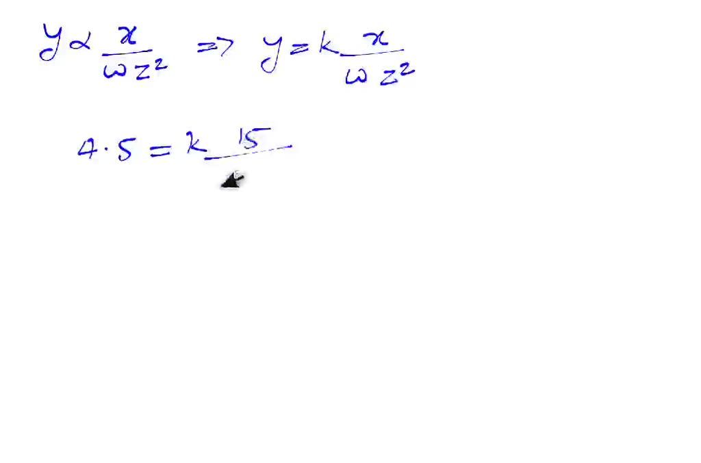 SOLVED:Find an equation of variation in which: y varies directly as x