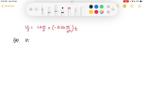 the-velocity-time-equation-for-a-golf-cart-is-v_mathrmf1-mathrmm-mathrmsleft-05-mathrmm-mathrms2righ