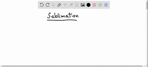 define-sublimation