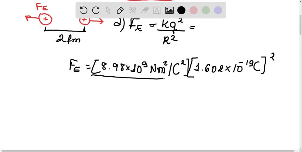 SOLVEDIf the nucleus is a few fm in diameter, the distance between the